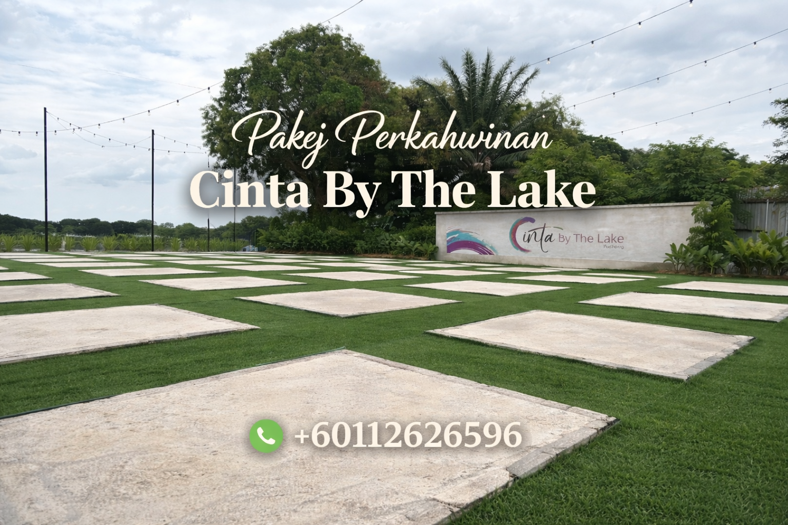 Pakej perkahwinan Cinta By The Lake Puchong